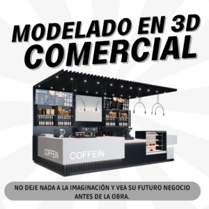 Render Modelado 3d Local Comercial