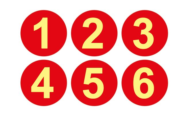 Numeros marcacion extintores y gabinetes